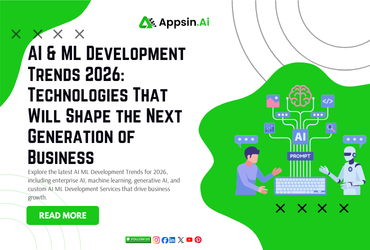 Explore the latest AI ML Development Trends for 2026 including enterprise AI machine learning generative AI and custom AI ML Development Services that drive business growth 1